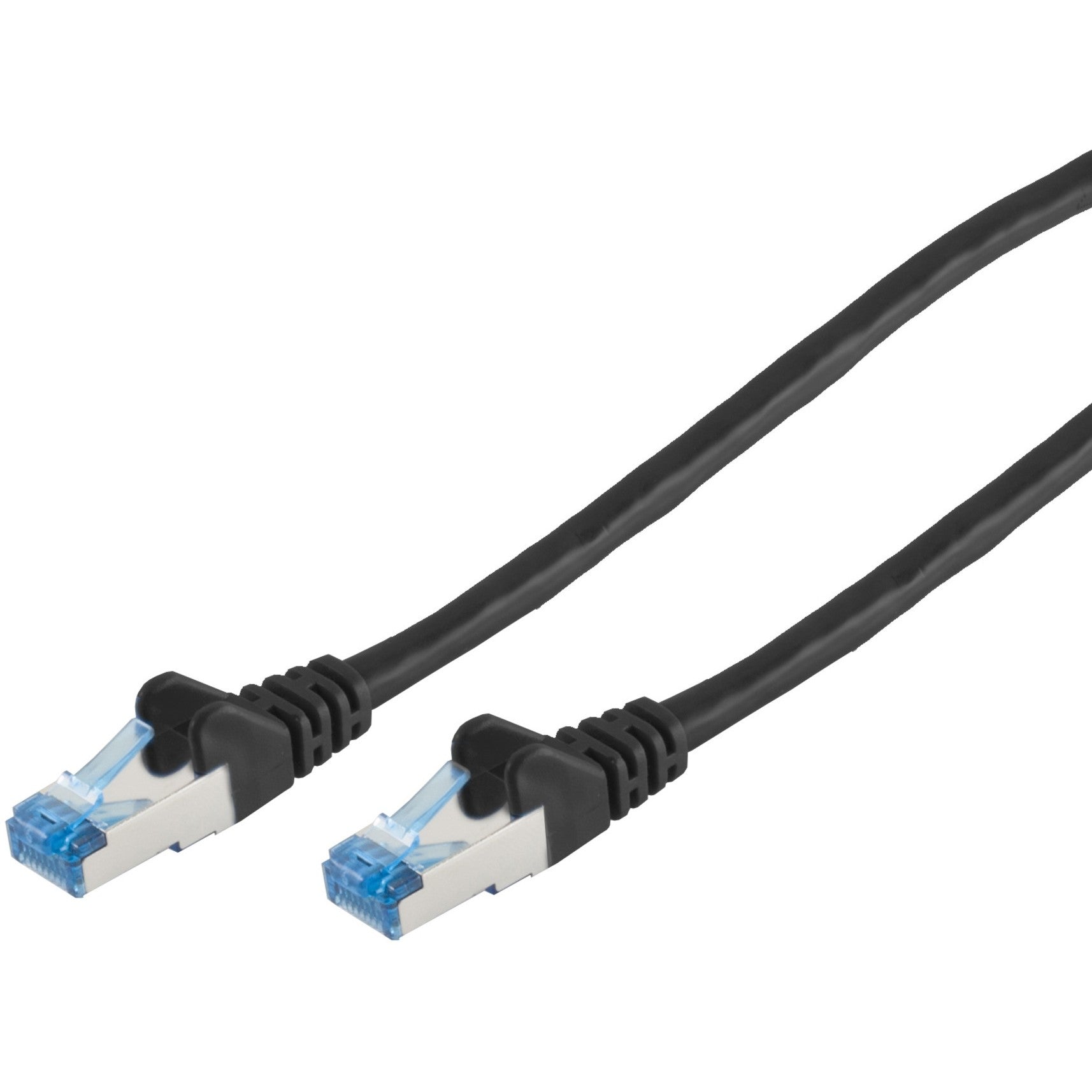 Patchkabel CAT6a RJ45 S/FTP PiMF 7.5m Schwarz