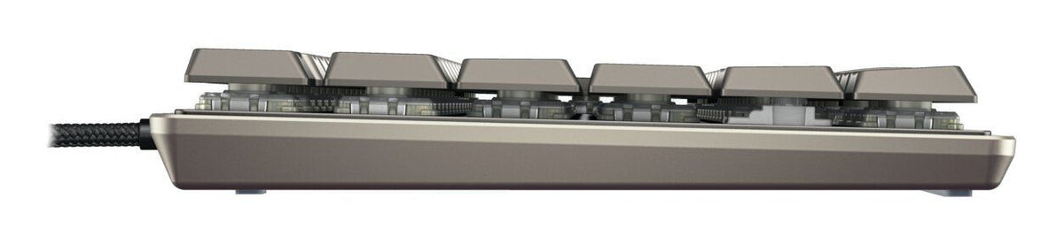 CHERRY KC 500 MX LP TKL Tastatur Heimbüro USB QWERTZ Deutsch Grau