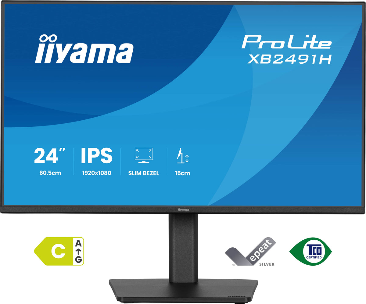 iiyama ProLite XB2491H-B1 Computerbildschirm 60,5 cm (23.8") 1920 x 1080 Pixel Full HD LCD Schwarz