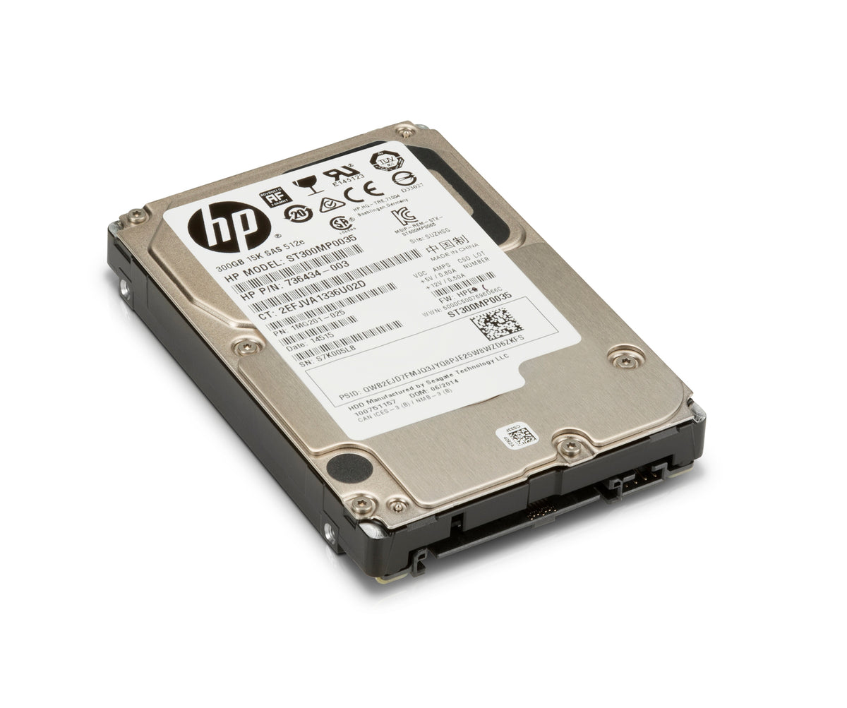 HP Festplatte, 300 GB, SAS, 15.000 U/min, SFF