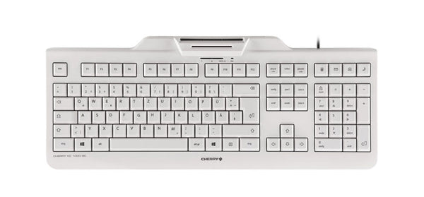 CHERRY KC 1000 SC Tastatur Büro USB QWERTY UK Englisch Grau