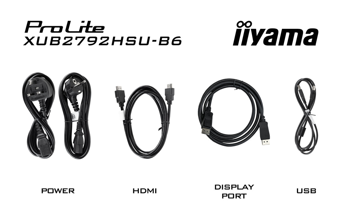 iiyama XUB2792HSU-B6 Computerbildschirm 68,6 cm (27") 1920 x 1080 Pixel Full HD LED Schwarz