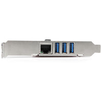 StarTech.com 3 Port PCI Express USB 3.0 Karte mit Gigabit Ethernet