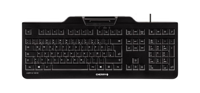 CHERRY KC 1000 SC Tastatur USB QWERTZ Schweiz Schwarz