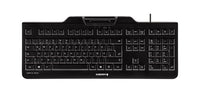 CHERRY KC 1000 SC Tastatur USB QWERTZ Schweiz Schwarz