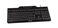 CHERRY KC 1000 SC Tastatur USB QWERTZ Schweiz Schwarz