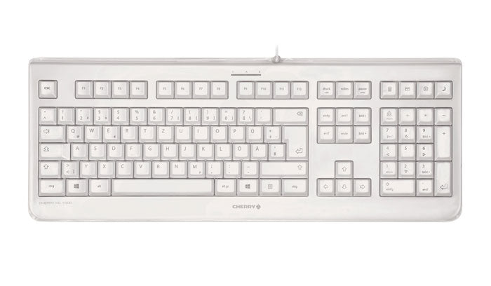 CHERRY KC 1068 Tastatur USB Schweiz Grau