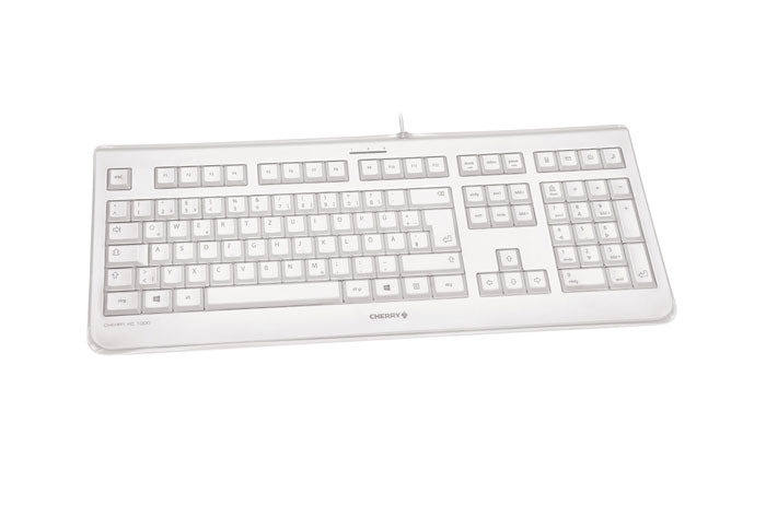 CHERRY KC 1068 Tastatur USB Schweiz Grau