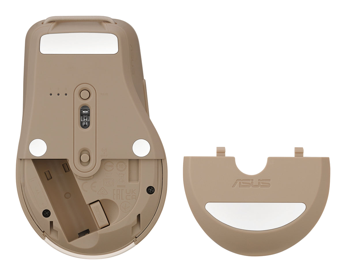ASUS SmartO Mouse MD200 Silent Plus Maus Büro Beidhändig RF Wireless + Bluetooth Optisch 4200 DPI
