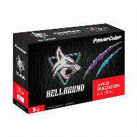 PowerColor Hellhound Radeon RX 7600 8GB GDDR6 Black