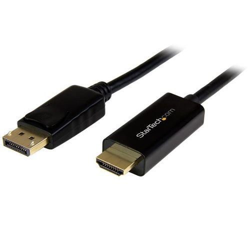 StarTech DisplayPort to HDMI Converter Cable 3 ft 1m 4K