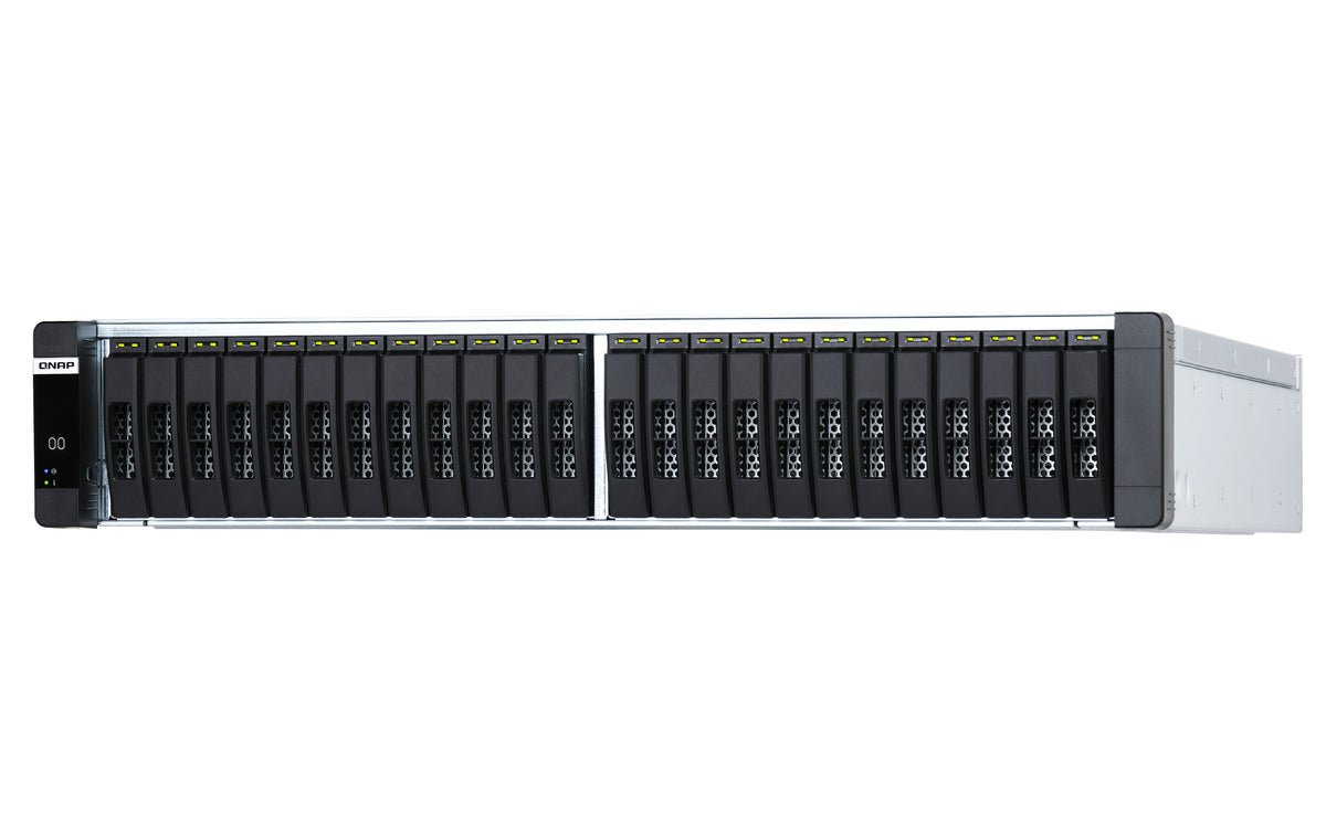 QNAP ES2486dc NAS Rack (2U) Intel® Xeon® D D-2142IT 96 GB DDR4 0 TB QNAP Enterprise System Schwarz