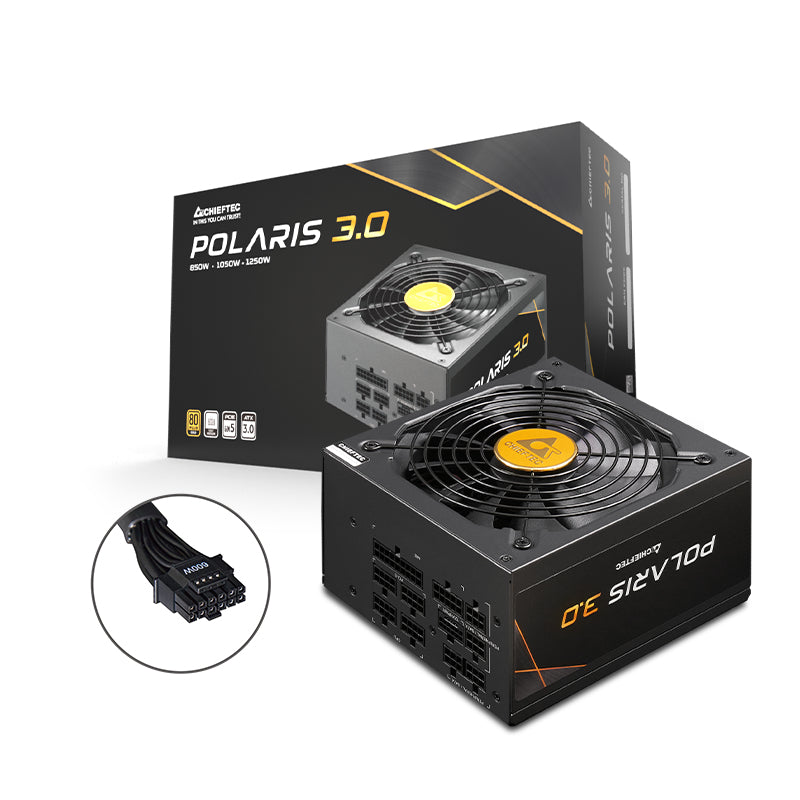 Chieftec Polaris 3.0 1250W Netzteil 20+4 pin ATX ATX Schwarz