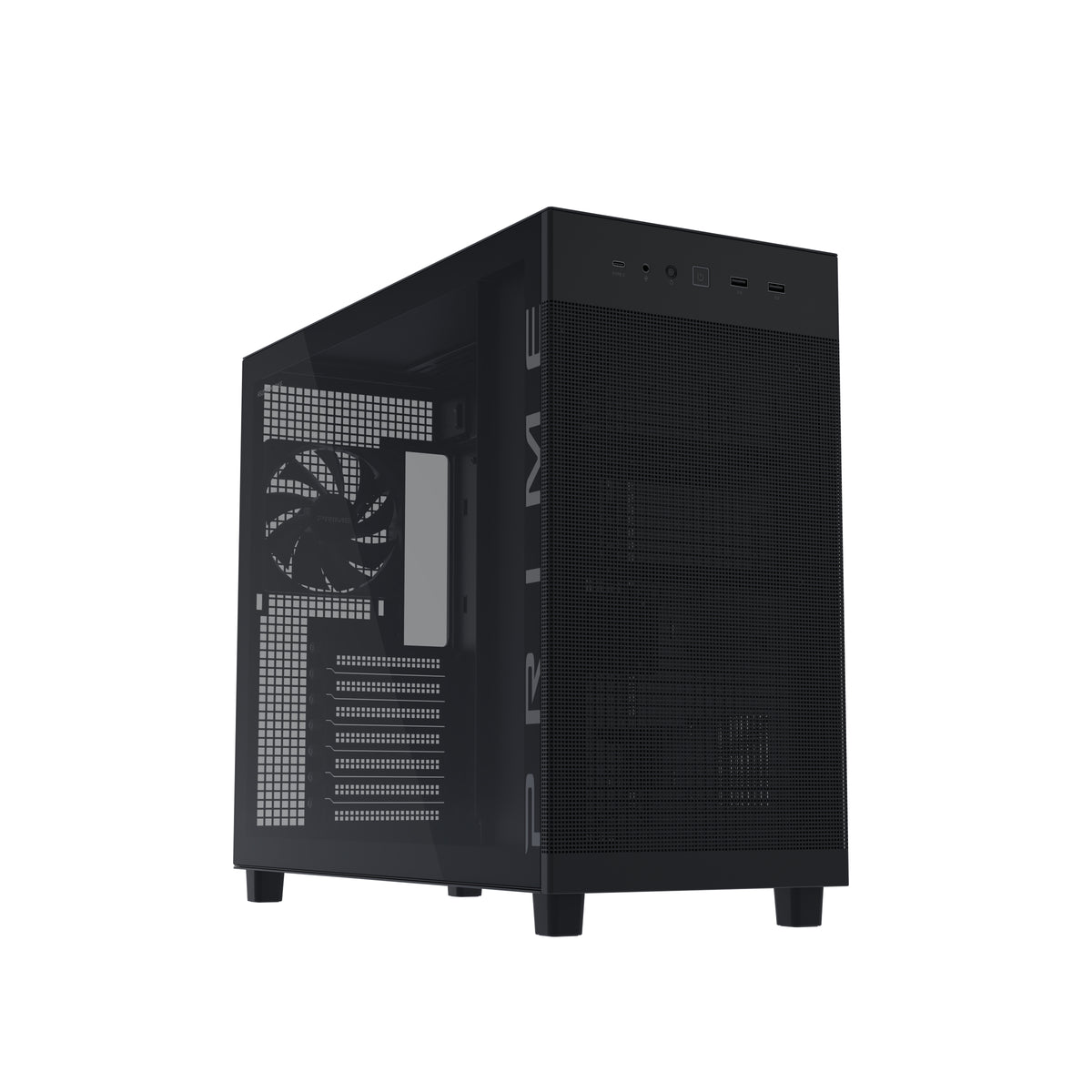 ASUS PRIME AP303 TG Black Midi Tower Schwarz