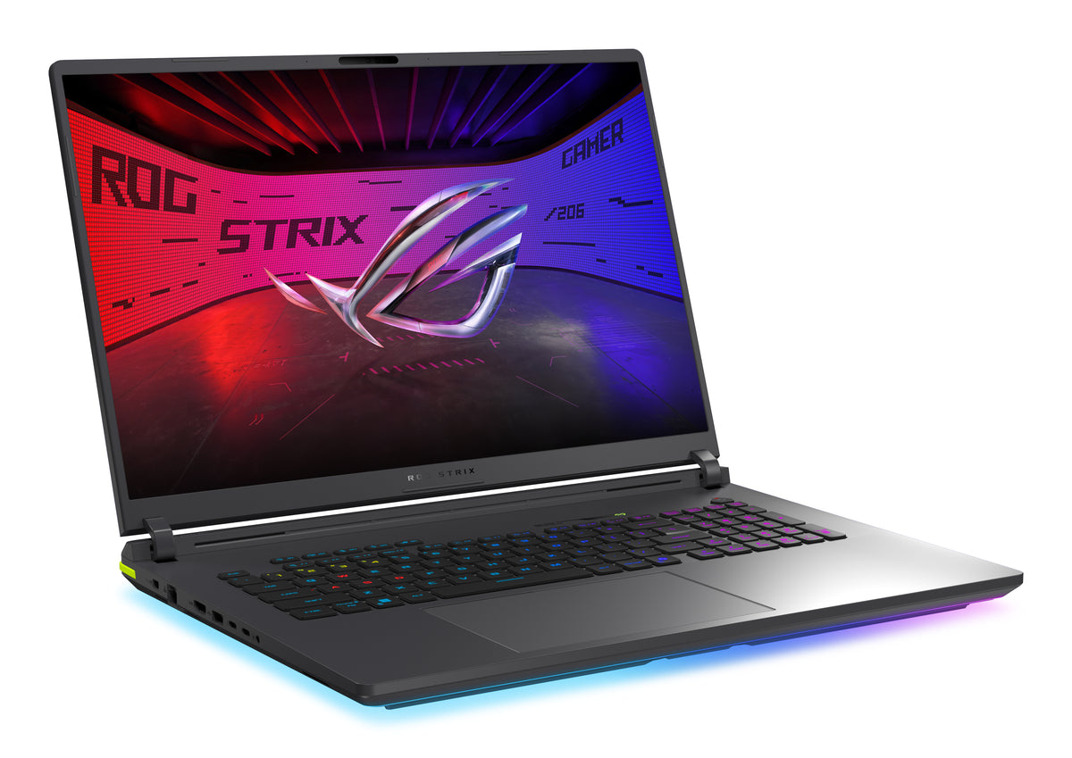 ASUS ROG Strix G18 G815LW-S9134W Intel Core Ultra 9 275HX Laptop 45,7 cm (18") WQXGA 32 GB DDR5-SDRAM 2 TB SSD NVIDIA GeForce RTX 5080 Wi-Fi 7 (802.11be) Windows 11 Home Grün, Grau QWERTZ Deutsch