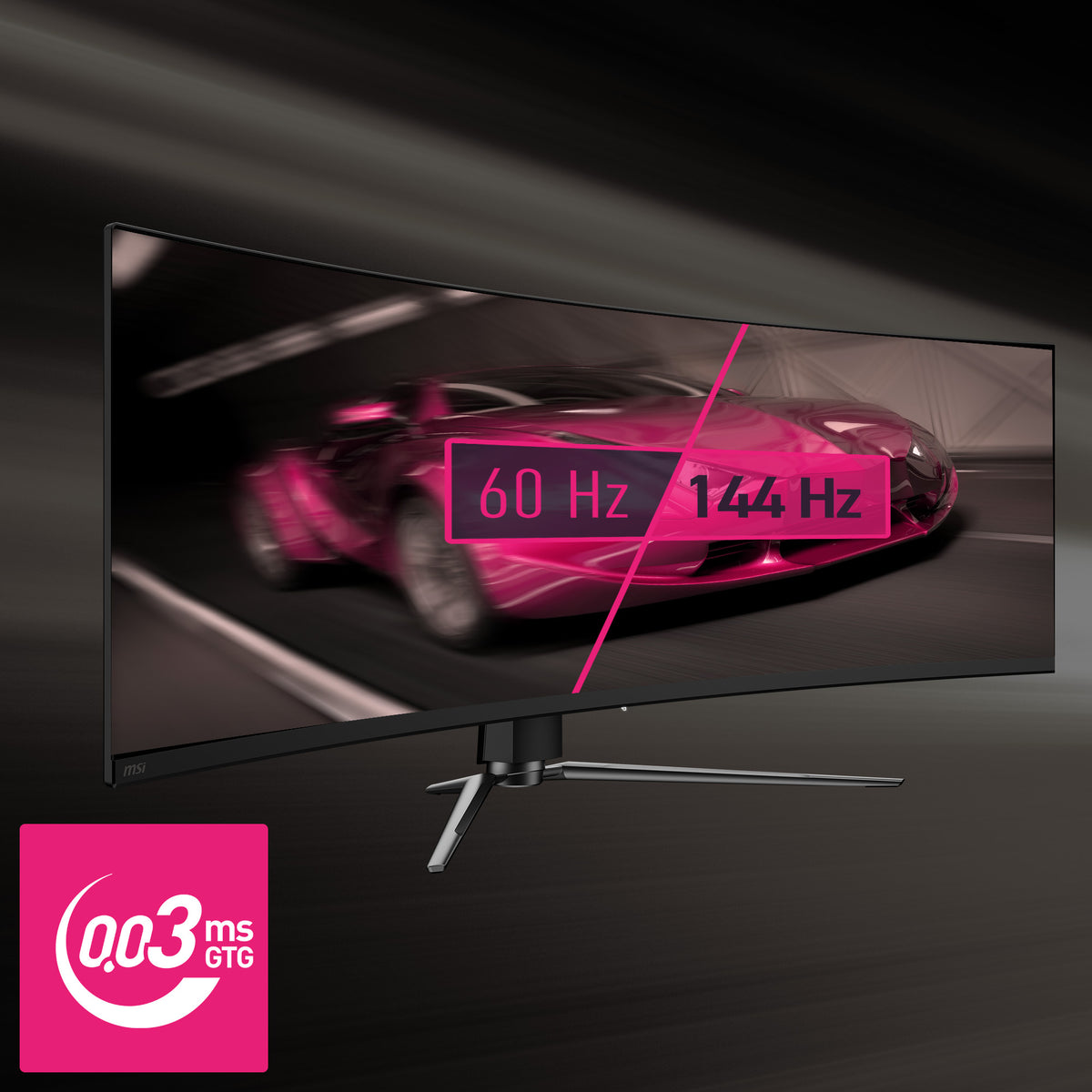 MSI MPG 491CQPDE QD-OLED Computerbildschirm 124,5 cm (49") 5120 x 1440 Pixel Dual QHD Schwarz