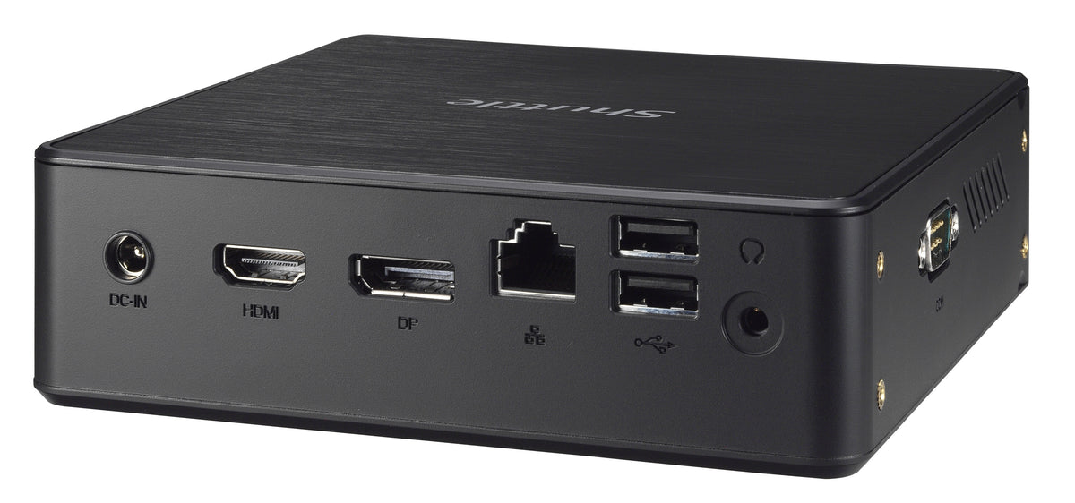 Shuttle Nano PC NC10U5 , Intel i5-8265U, 1x HDMI, 1x DP, 1x 2.5" bay, 1x M.2, 1x LAN, 1x COM, Wifi, 24/7 Dauerbetrieb, inkl. VESA & Stand