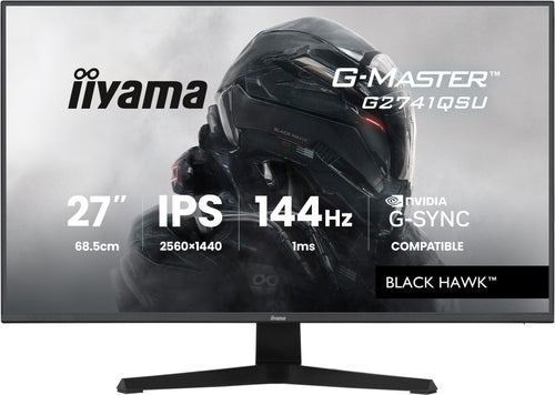 iiyama G-MASTER G2741QSU-B1 Computerbildschirm 68,6 cm (27") 2560 x 1440 Pixel 4K Ultra HD QLED Schwarz