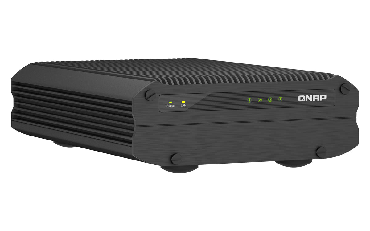 QNAP TS-I410X NAS Tower Intel Atom® x6425E 8 GB 0 TB QNAP QTS Schwarz