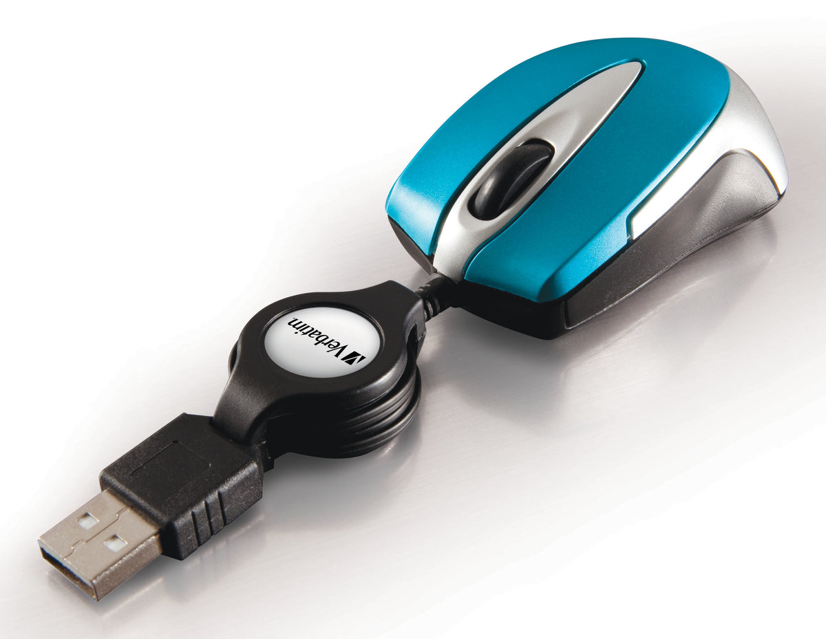 Verbatim Go Mini Maus Büro Beidhändig USB Typ-A Optisch 1000 DPI