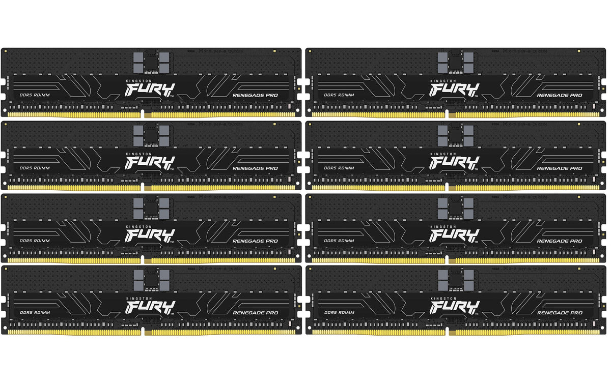 Kingston FURY Renegade Pro Black Registered DDR5-5600 CL36 128GB (8x16GB)
