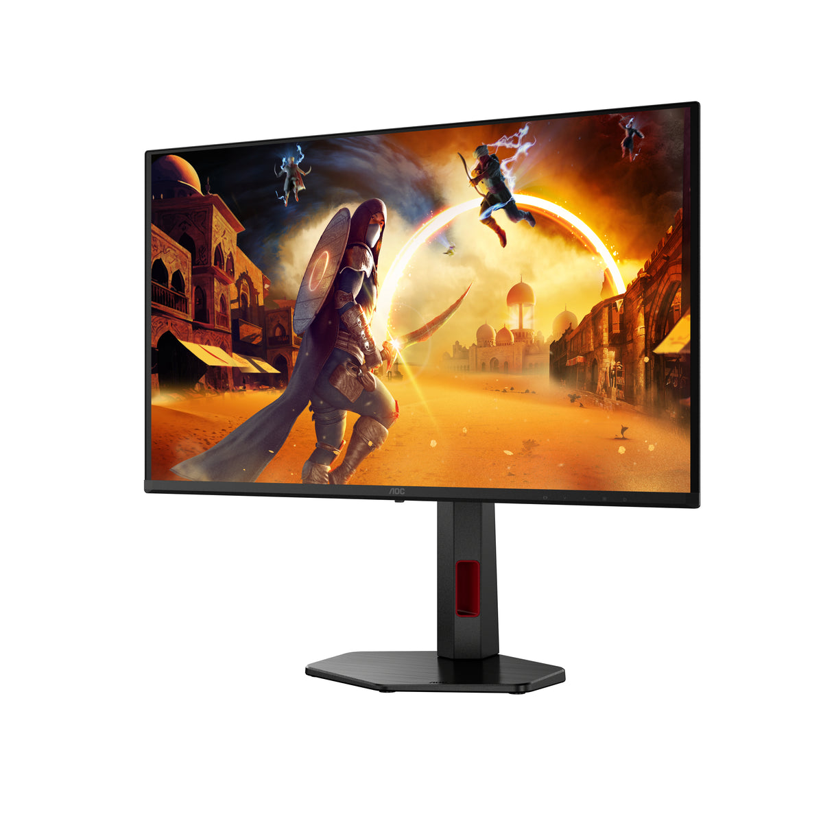 AOC G4 Q27G4SDR Computerbildschirm 67,3 cm (26.5") 2560 x 1440 Pixel Quad HD QD-OLED Schwarz, Rot
