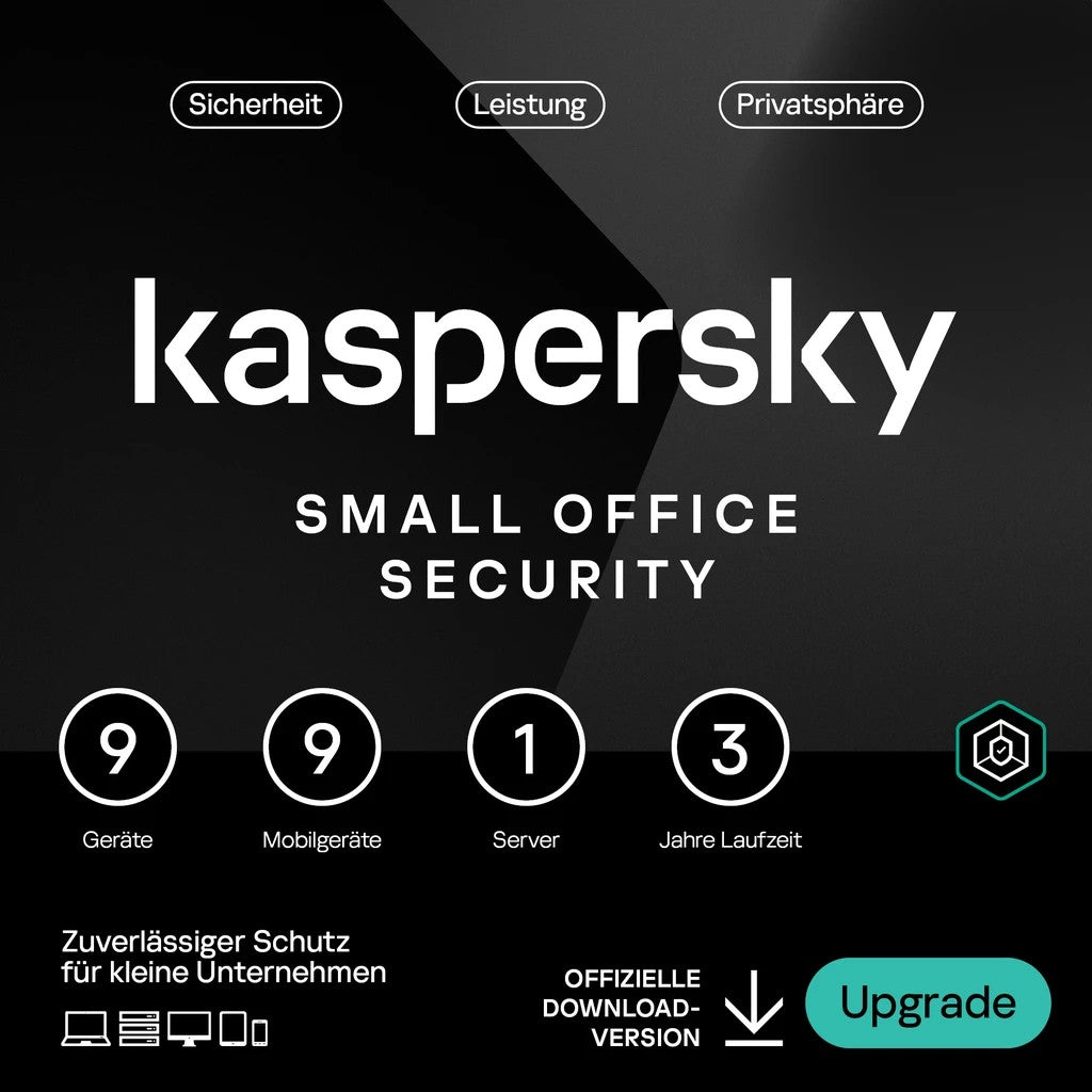 Kaspersky Small Office Security - 9 User. 3 Years - Renewal - ESD-DownloadESD