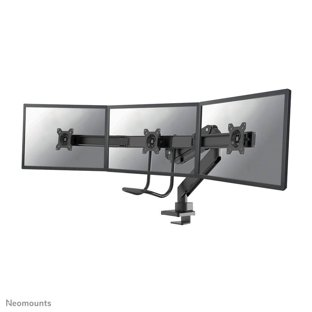 Neomounts NM-D775DX3BLACK Monitorarm 17-27" - Gasfeder - Topfix - 180°-Stopp