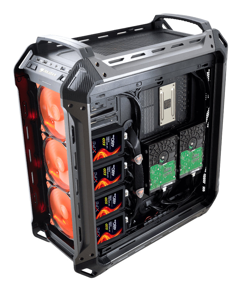 Boîtier COUGAR Full-Tower, Panzer Max, Noir