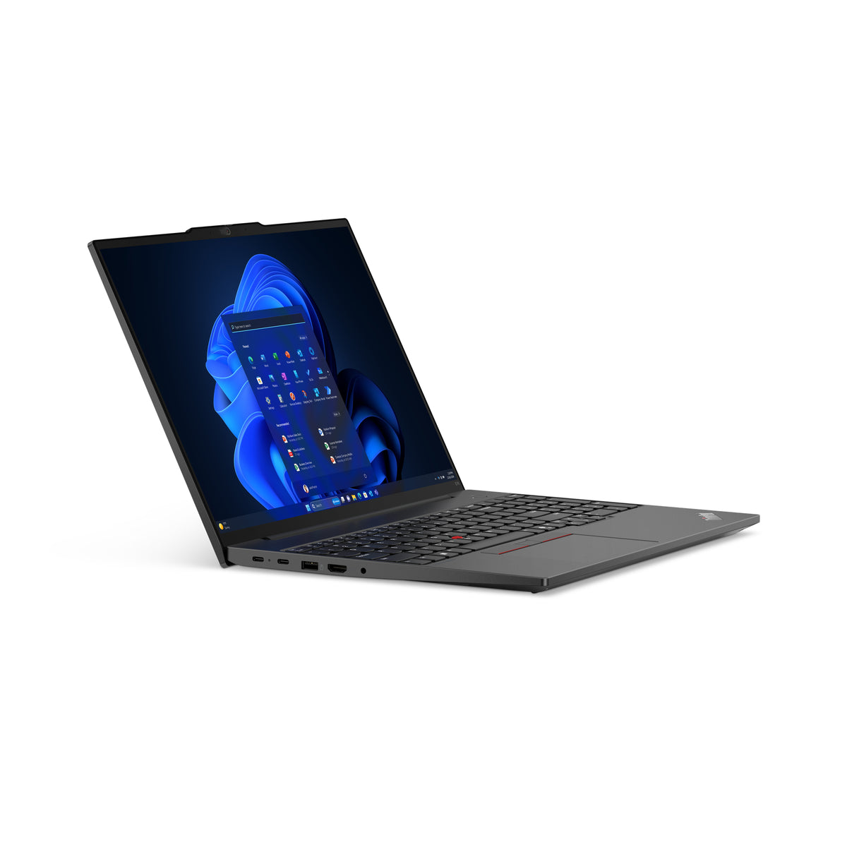 Lenovo ThinkPad E16 Gen 2 (AMD) AMD Ryzen™ 5 7535HS Laptop 40,6 cm (16") WUXGA 16 GB DDR5-SDRAM 512 GB SSD Wi-Fi 6E (802.11ax) Windows 11 Pro Schwarz Deutsch