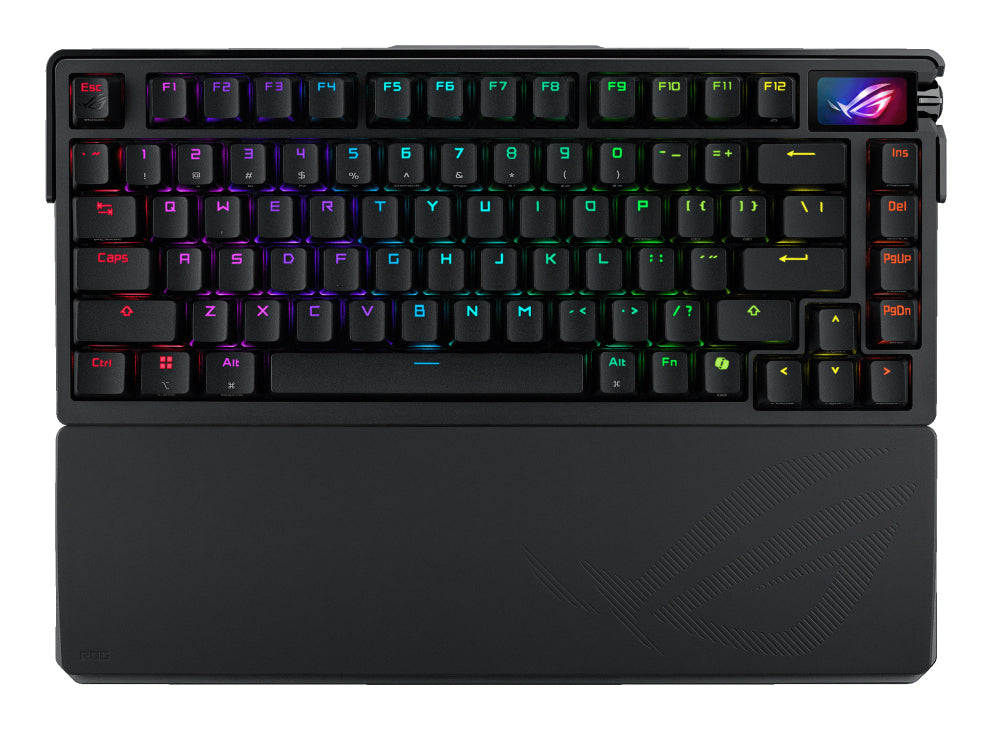 ASUS ROG Azoth Extreme Tastatur Gaming USB + RF Wireless + Bluetooth QWERTZ Französisch Schwarz