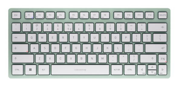 CHERRY KW 7100 MINI BT Tastatur Universal Bluetooth QWERTY US International Mintfarbe