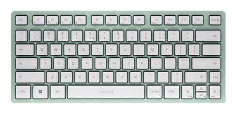 CHERRY KW 7100 MINI BT Tastatur Universal Bluetooth QWERTY US International Mintfarbe