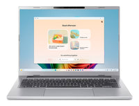 Acer Aspire 14 AI A14-61M-R1PW Copilot+ PC AMD Ryzen AI 5 340 Laptop 35,6 cm (14") WUXGA 16 GB LPDDR5x-SDRAM 512 GB SSD Wi-Fi 6 (802.11ax) Windows 11 Home Silber