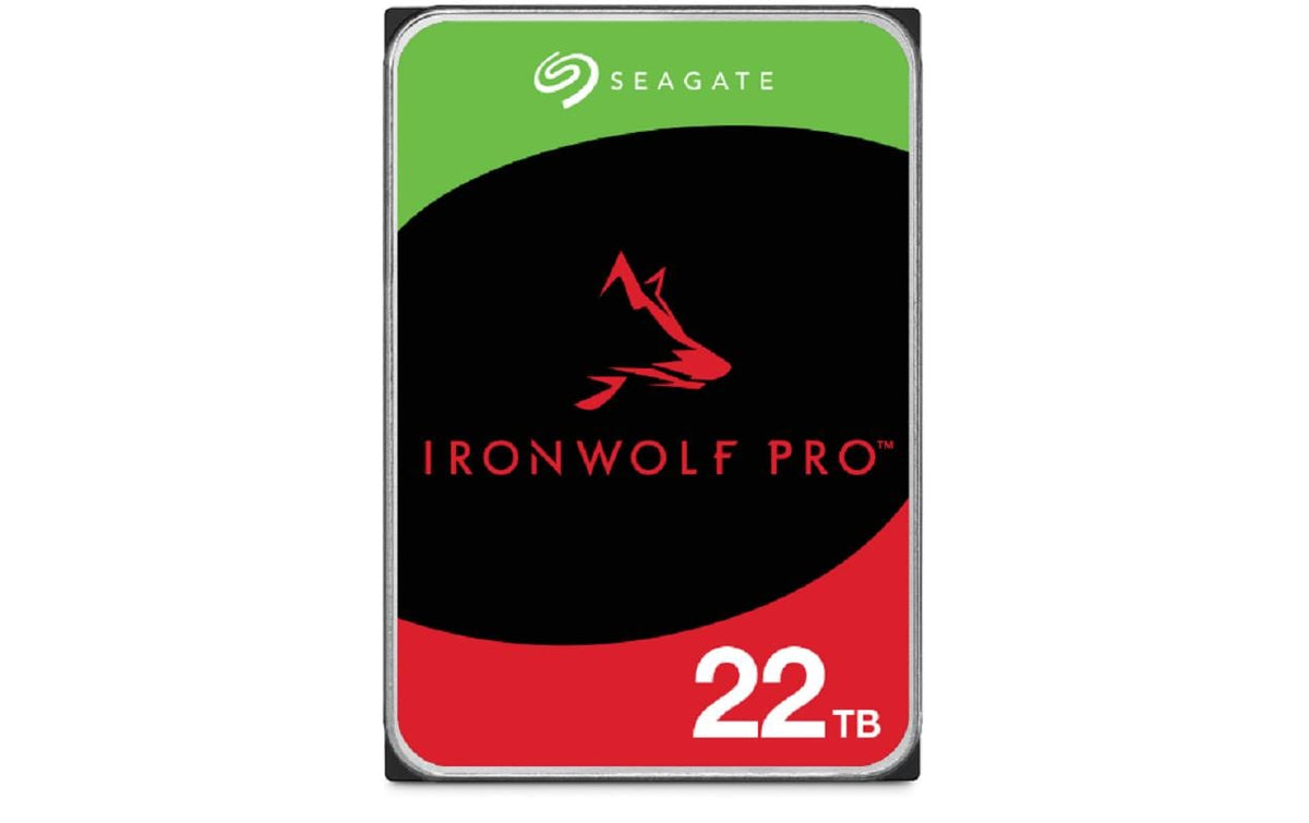 Seagate IronWolf Pro NAS 22 To 3,5" HDD 7200 tr/min SATA 6,0 Gb/s Interne