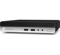 T1A HP ProDesk 400 G4 Refurbished Intel® Core™ i5 i5-8400T 8 GB DDR4-SDRAM 256 GB SSD Windows 10 Pro Mini PC Mini-PC Schwarz, Silber