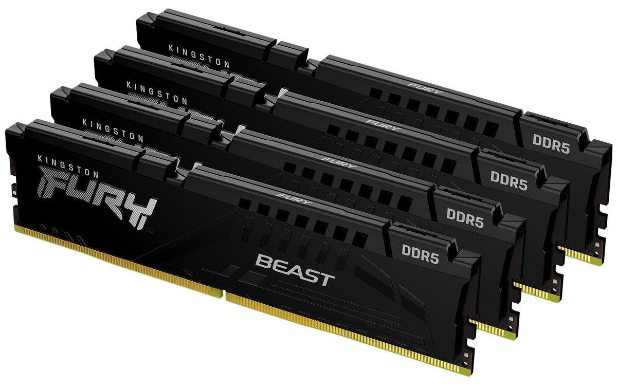 Kingston FURY Beast DDR5-5600 128 Go (4x32 Go) CL40 Noir