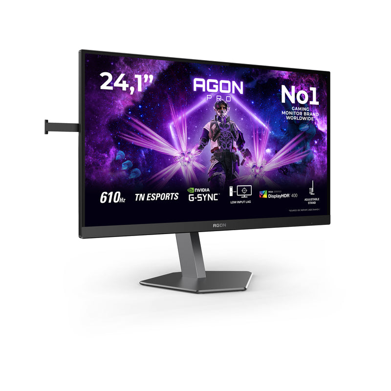 AOC G2 AG246FK6 Computerbildschirm 61,2 cm (24.1") 1920 x 1080 Pixel Full HD LED Schwarz, Grau