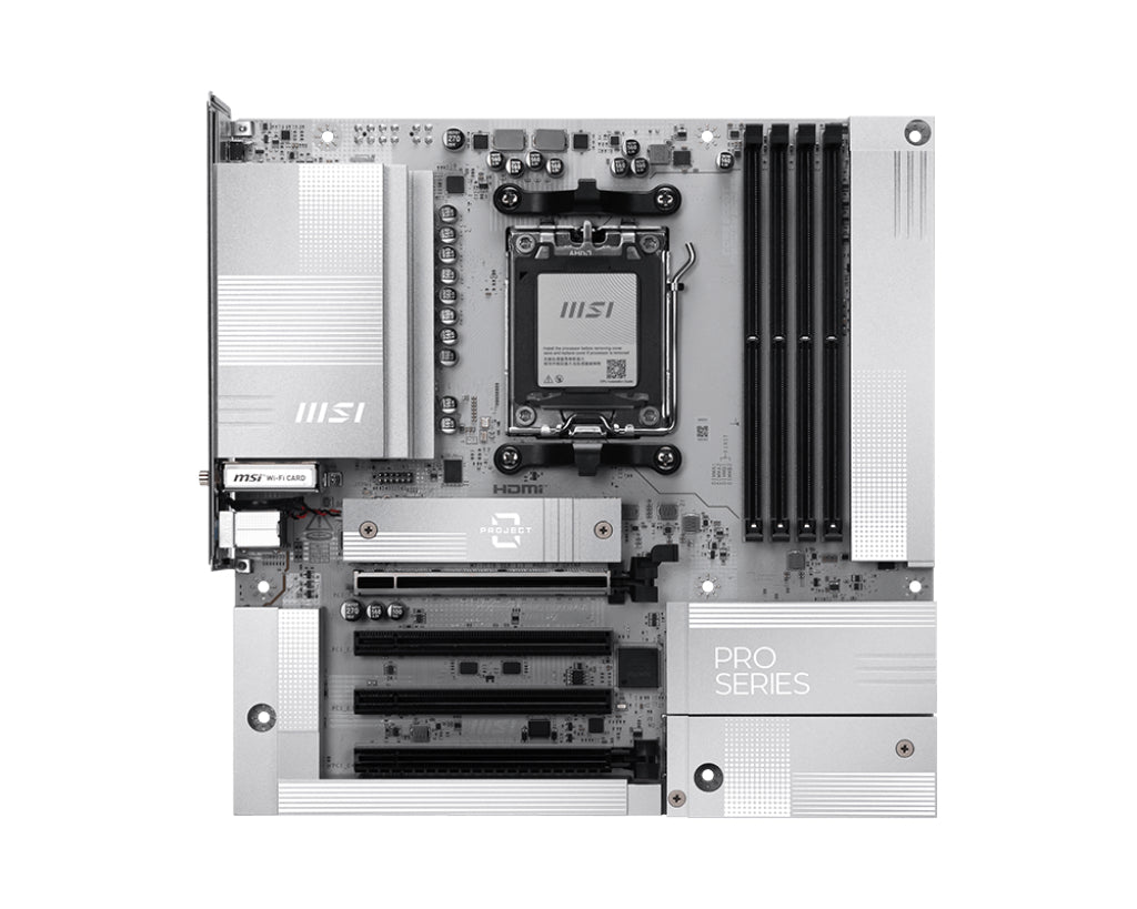 MSI AM5 PRO B850M-A WIFI PZ M-ATX AMD B850 Sockel AM5 micro ATX
