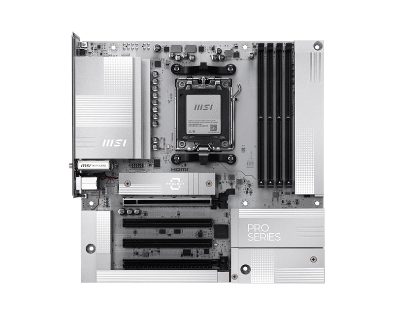 MSI AM5 PRO B850M-A WIFI PZ M-ATX AMD B850 Sockel AM5 micro ATX