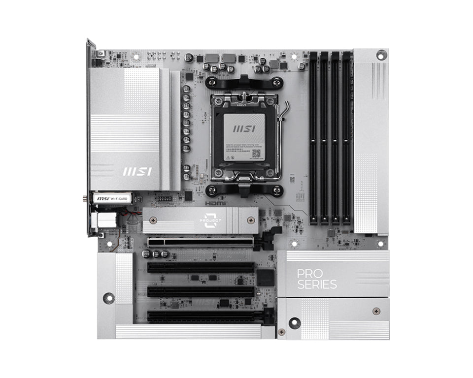 MSI AM5 PRO B850M-A WIFI PZ M-ATX AMD B850 Socket AM5 Micro-ATX