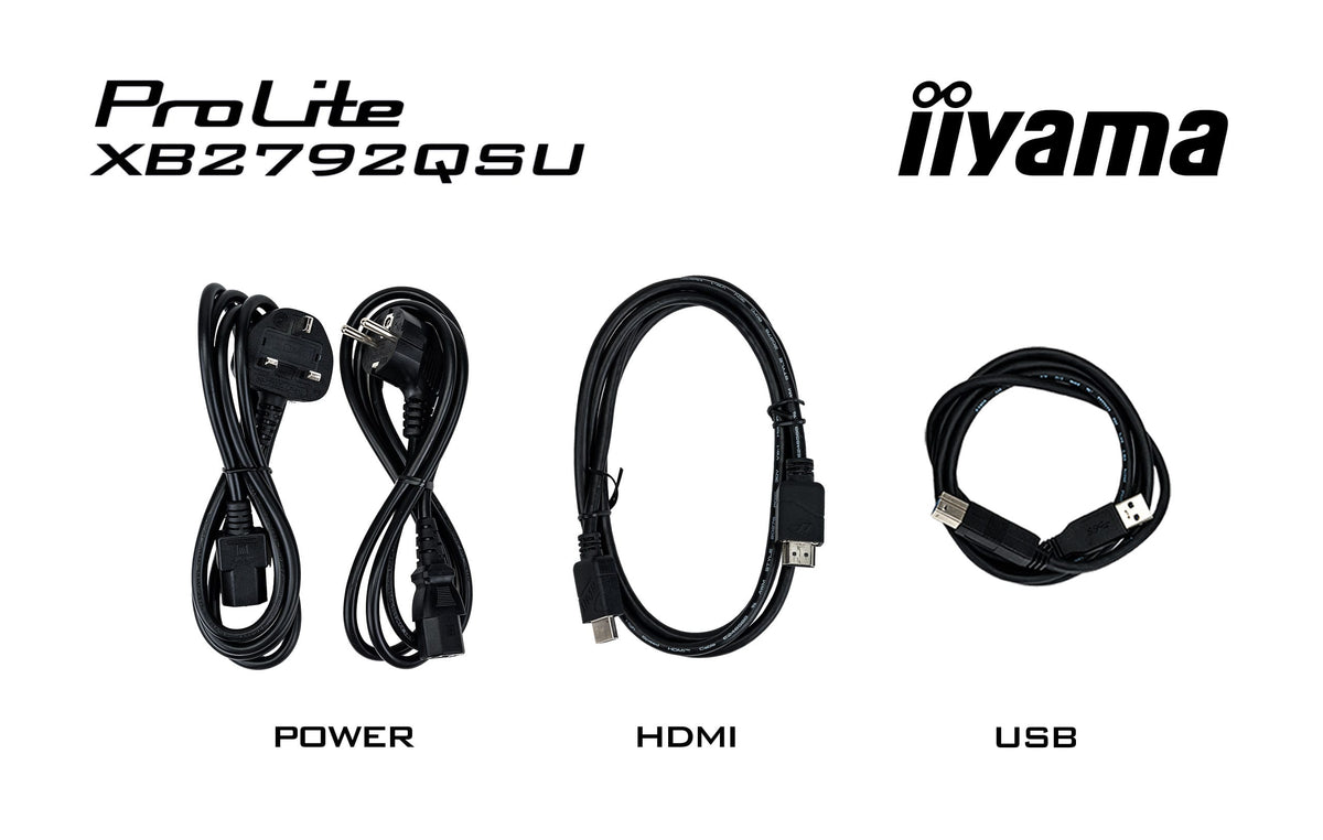 iiyama ProLite XB2792QSU-B1 Computerbildschirm 68,6 cm (27") 2560 x 1440 Pixel Quad HD LED Schwarz