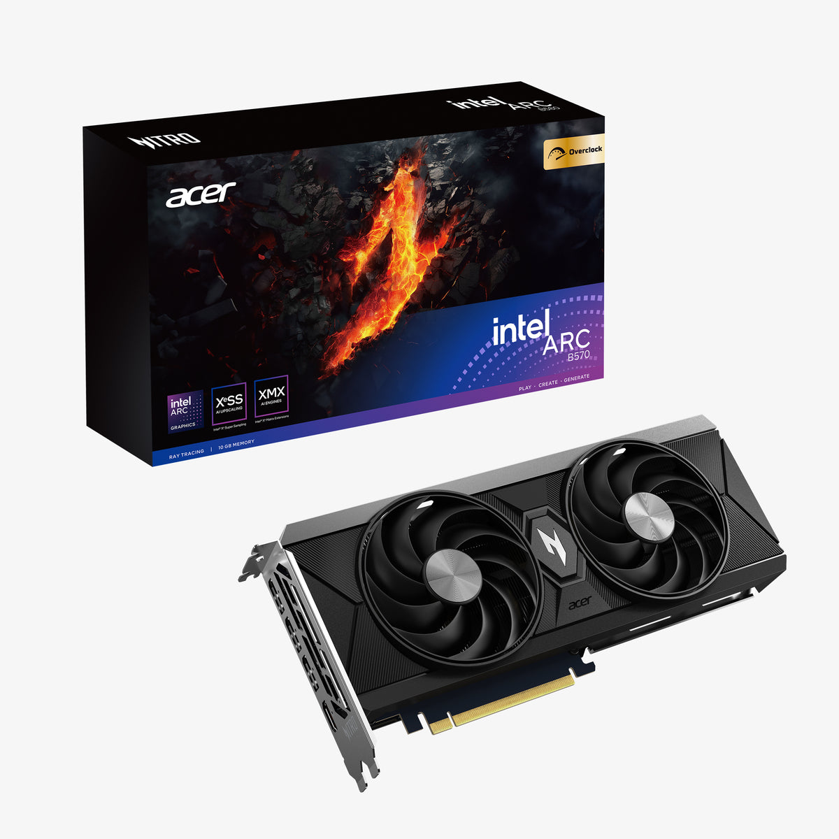 Acer Nitro Intel® Arc™ B570 OC Arc B570 10 GB GDDR6