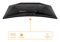 AOC G4 C32G42ZE Computerbildschirm 80 cm (31.5") 1920 x 1080 Pixel Full HD LED Schwarz, Rot