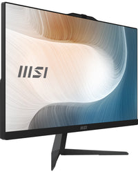 MSI Modern AM242 12M-1629XDE Intel® Core™ i3 i3-1215U 60,5 cm (23.8") 1920 x 1080 Pixel All-in-One-PC 8 GB DDR4-SDRAM 256 GB SSD Wi-Fi 6E (802.11ax) Schwarz