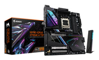 GIGABYTE X870E AORUS XTREME AI TOP Mainboard - Unterstützt AMD Ryzen 9000er-Serie CPUs, 18+2+2 Phasen VRM, bis zu 8800 MHz DDR5 (OC), 1xPCIe 5.0 M.2 + 3xPCIe 4.0 M.2, WI-FI 7, 10 GbE LAN, USB 4