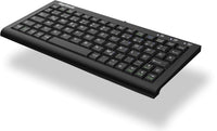 KeySonic ACK-3401U (UK) Super-Mini-Tastatur, SoftSkin, USB, schwarz