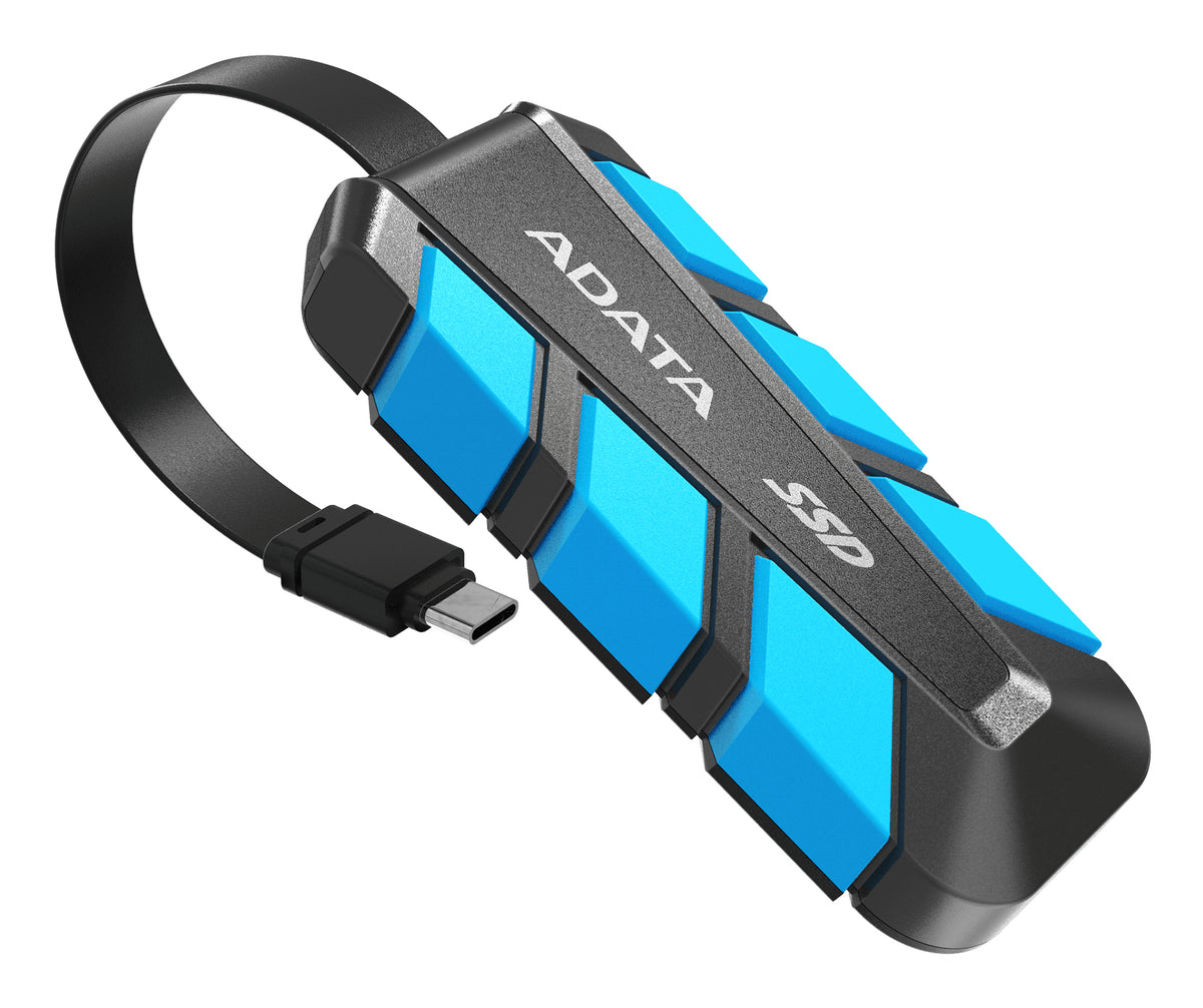 ADATA SC740 500 GB USB Typ-C 3.2 Gen 2 (3.1 Gen 2) Schwarz, Blau