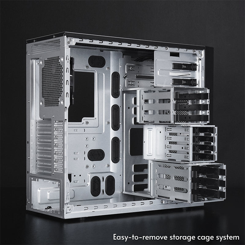 Chieftec BW-01B-OP Computer-Gehäuse Midi Tower Schwarz