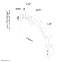 Neomounts Monitor-Tischhalterung